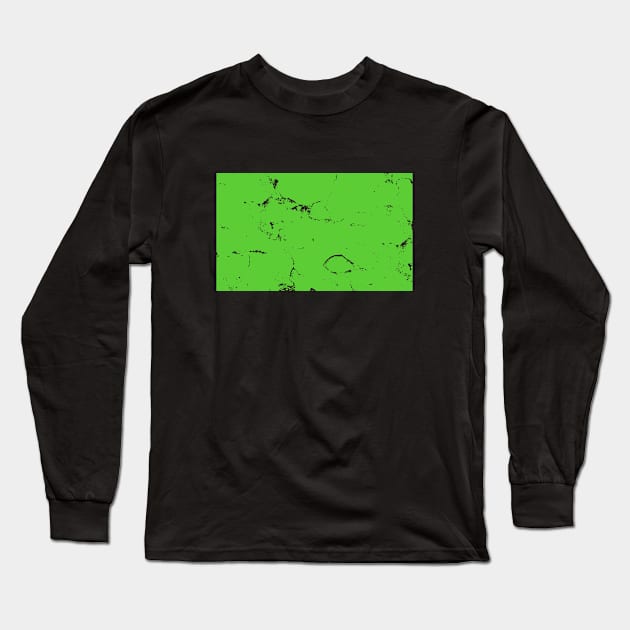 Green Weathered Rectangle/Square Long Sleeve T-Shirt by SpaceAlienTees